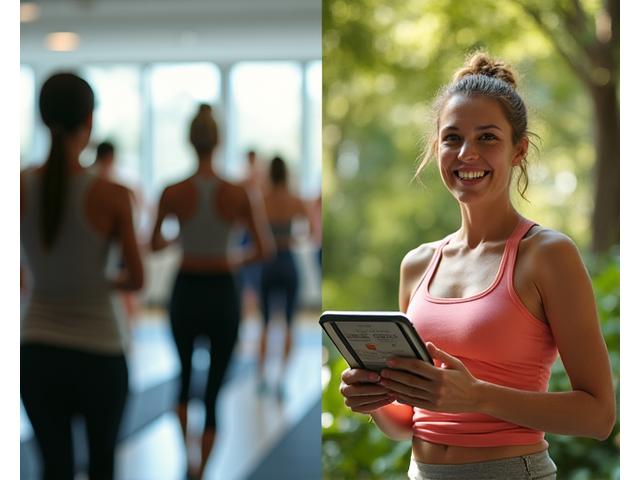 Comparație vizuală între un plan generic de wellness și un plan personalizat, cu diferențe clare în funcție de stilul de viață și obiectivele individuale.
